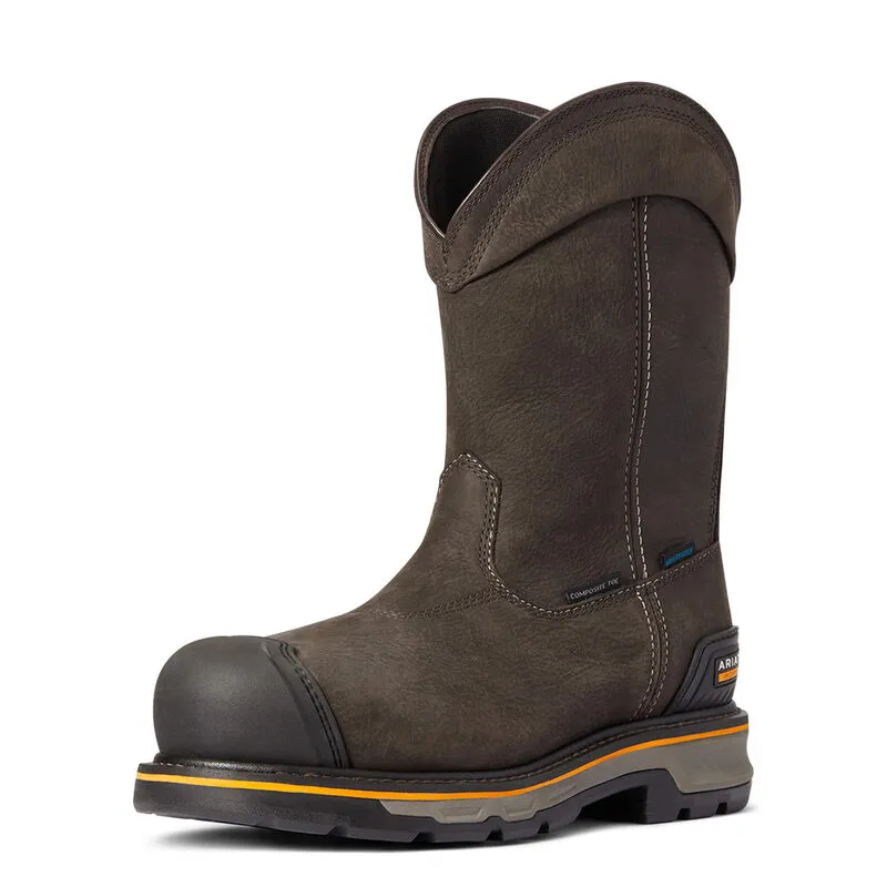 Ariat Stump Jumper Pull-On Waterproof Composite Toe Work Boot Style 10038282 Stylish Footwear