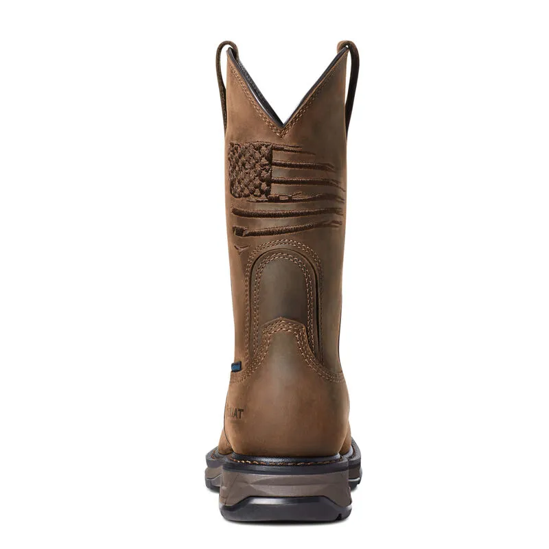 Thermal Barrier Chill Ready Ariat WorkHog XT Patriot Waterproof Carbon Toe Work Boot Style 10036002