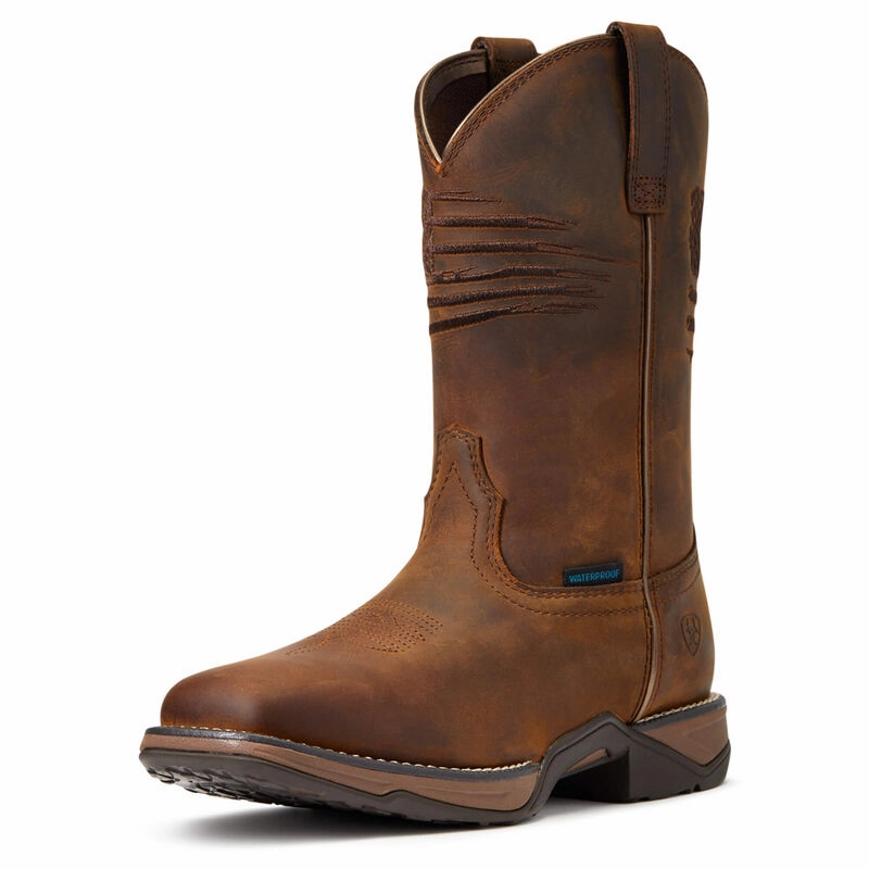Ariat Anthem Patriot Waterproof Western Boot Style 10040369 Thermal Core City Walking