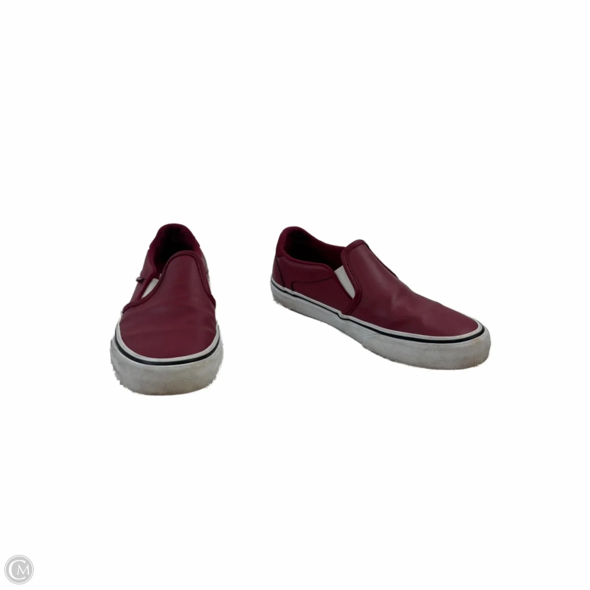 Shoes Sneakers By Vans In Red & White, Size: 8 Breathable Inserts