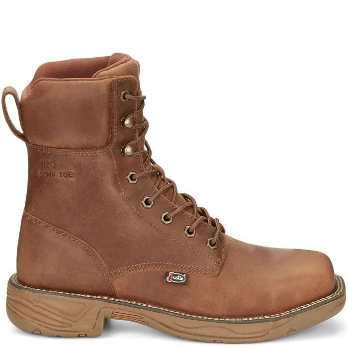 Justin Mens Rush Nano Composite Toe Waterproof Work Boots Style SE468 Running Comfort Running