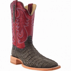Robust Build R. Watson Nubuck Charcoal Caiman Men's Boots