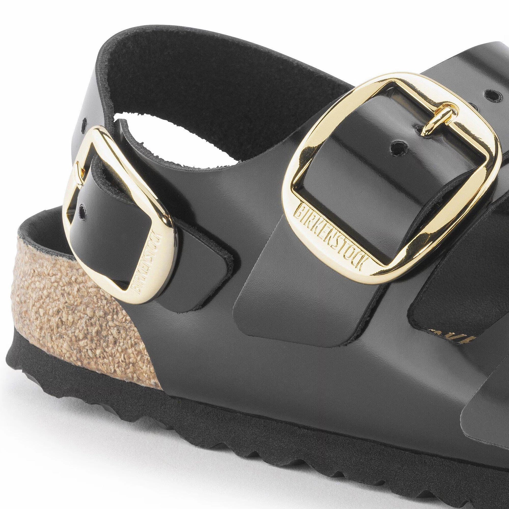 Birkenstock Womens Milano Big Buckle Slippers Classic Summer Shoes Relaxed Fit Shoes