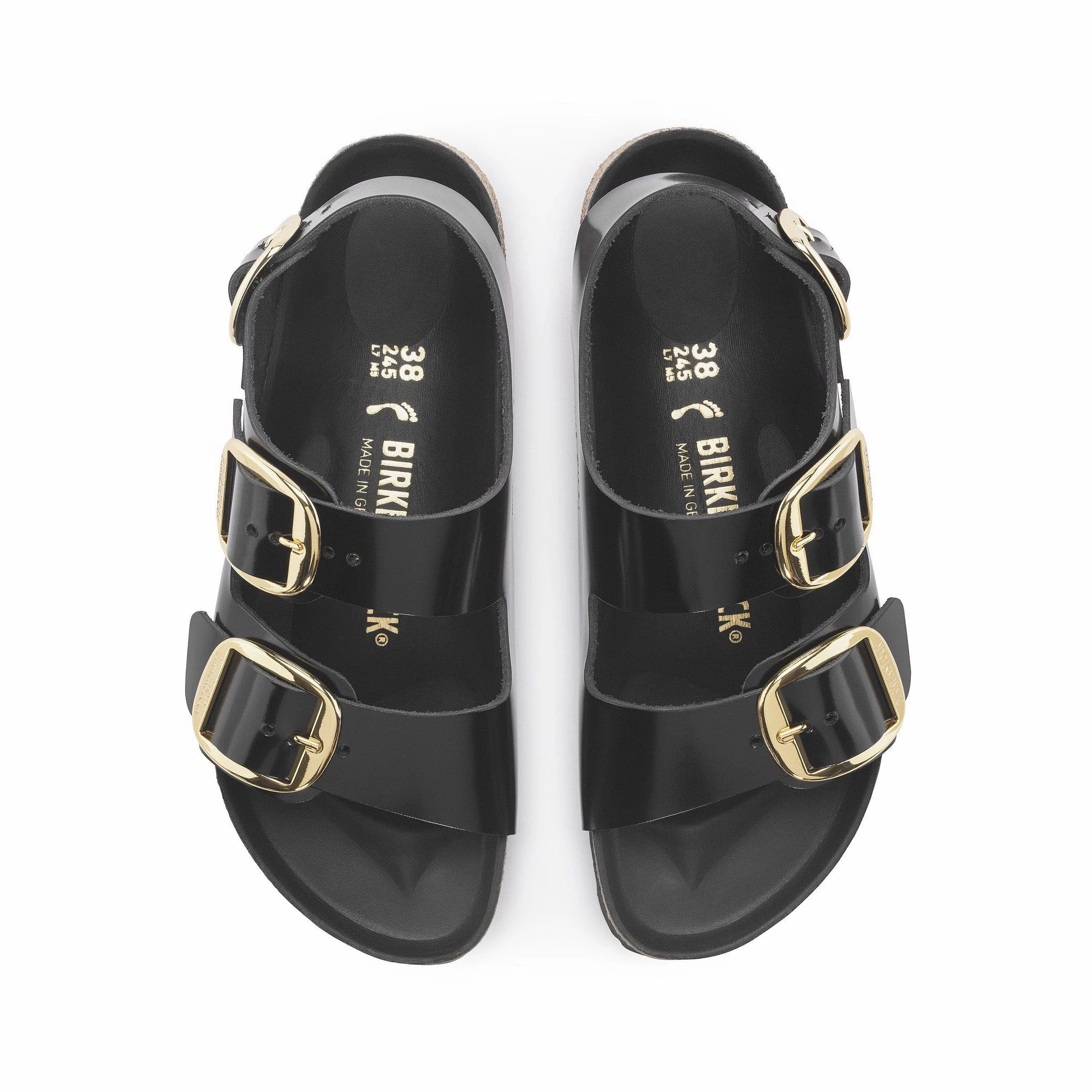 Birkenstock Womens Milano Big Buckle Slippers Sandal Care