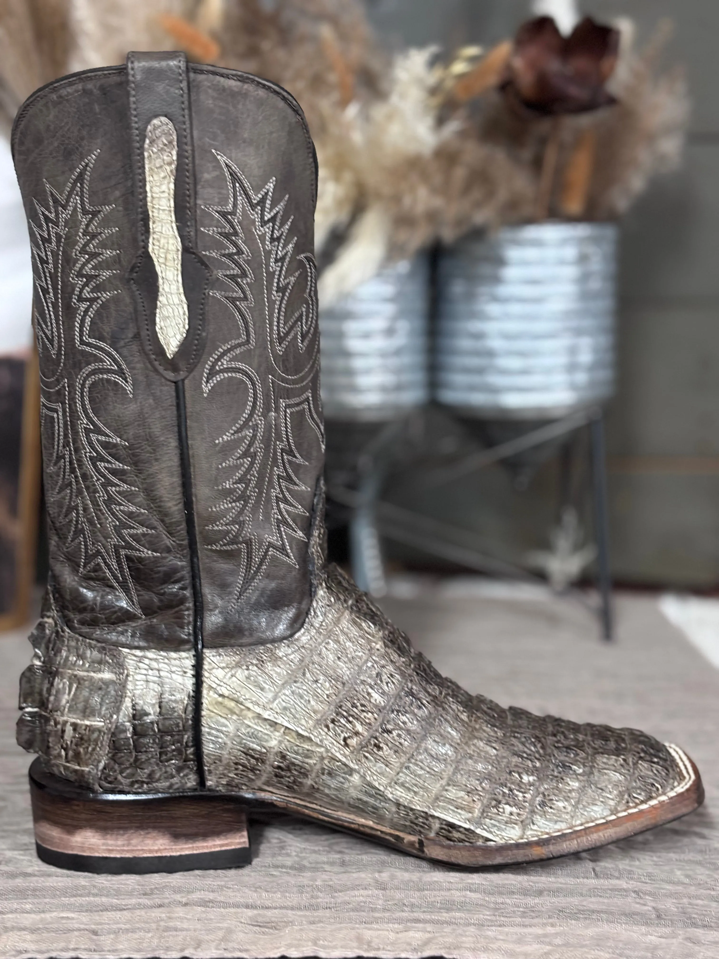 Reinforced Form Mountain Hike Functional Footwear Black Jack Reverse Caiman Tail Boots