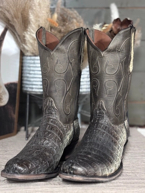 Black Jack Caiman Tail Boots Stable Support Snowy Path Comfy Step