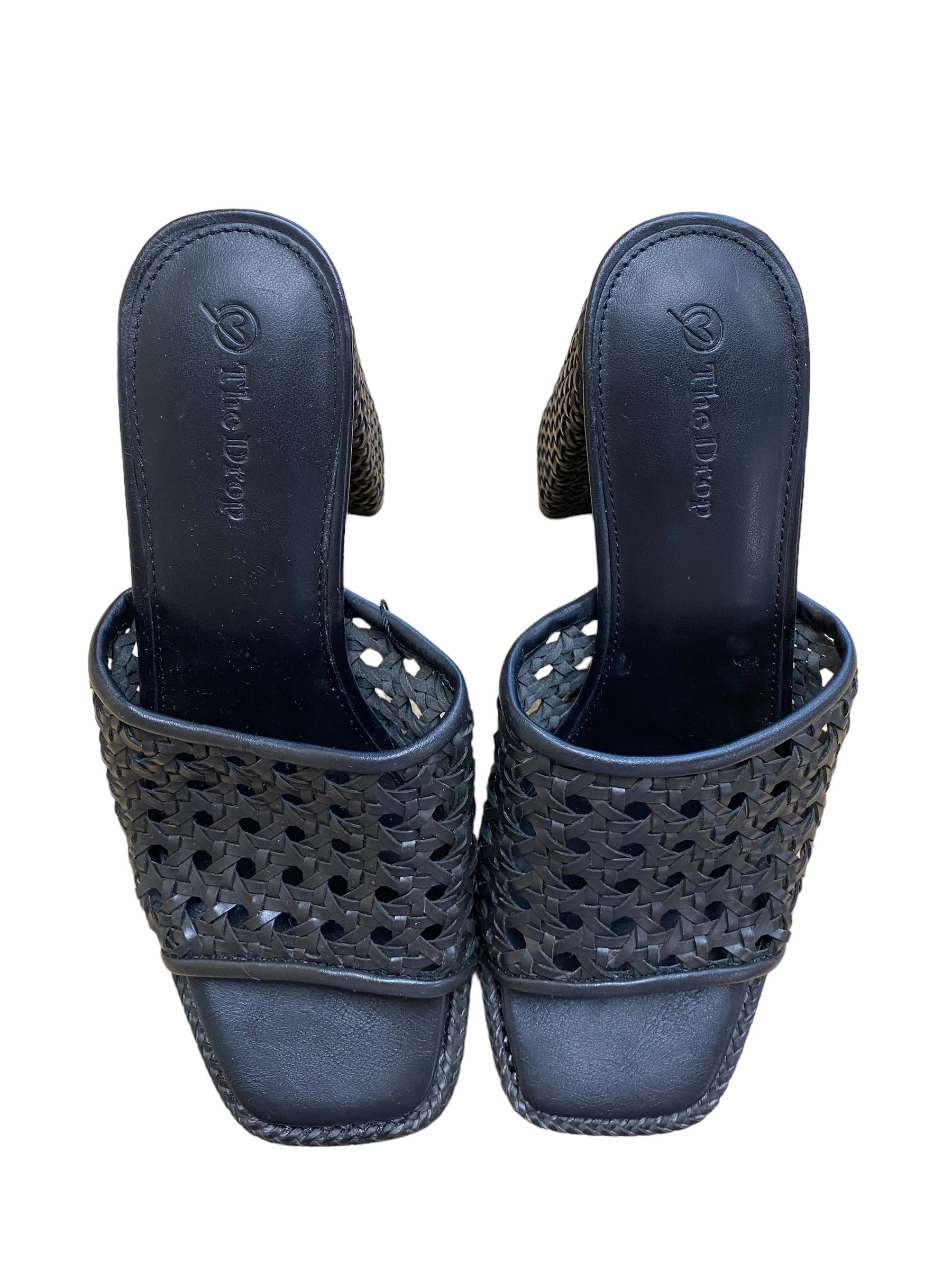 High Heel Black Shoes Heels Block Clothes Mentor, Size 7.5