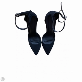 Shoes Heels Block By Charlotte Russe In Black, Size: 7 Elastic Goring Cozy High Heel Boots