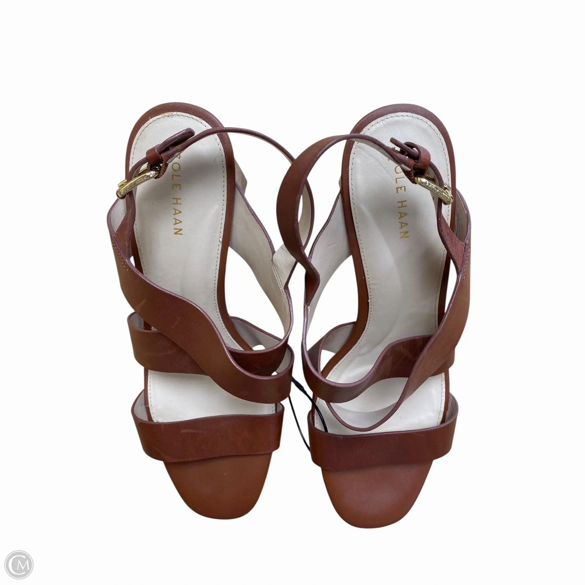 Shoes Heels Block By Cole-haan In Brown, Size: 8 Comfortable Stilettos