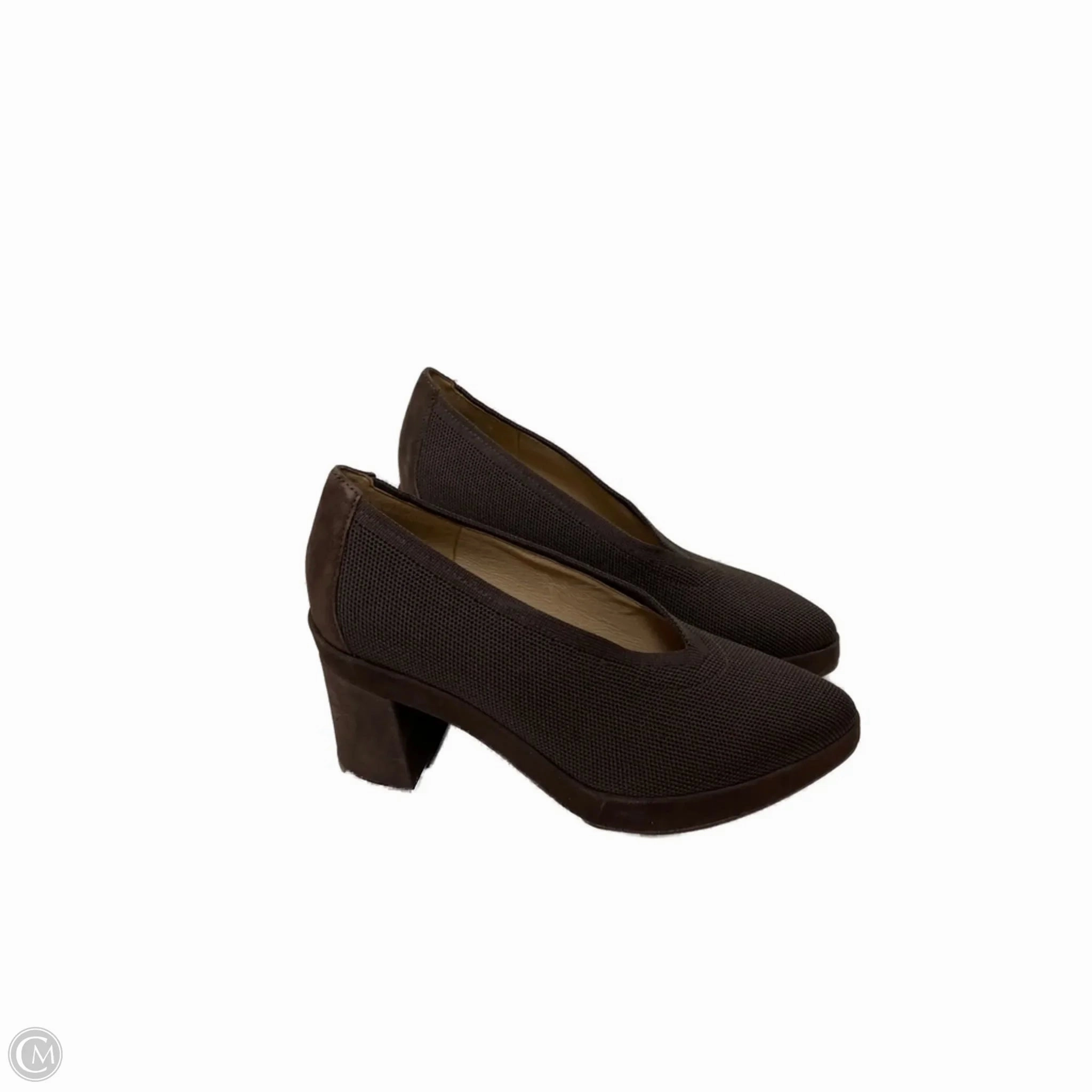 Shoes Heels Block By Eileen Fisher In Brown, Size: 7 Comfortable to wear