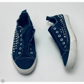 Padded Arch Moisture control Shoes Sneakers By Yoki In Blue Denim, Size: 7