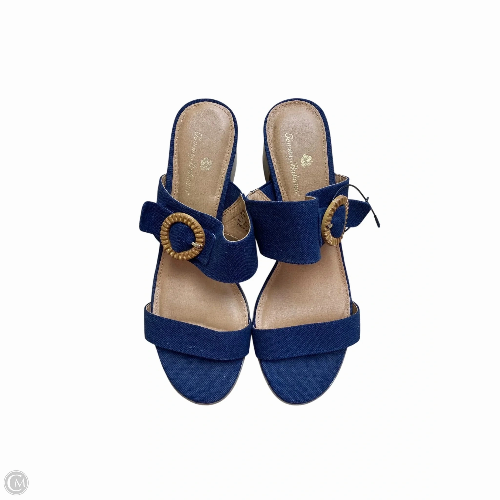 Shoes Heels Block By Tommy Bahama In Blue, Size: 8.5 Romantic Wedding Shoes Wedding Sandals
