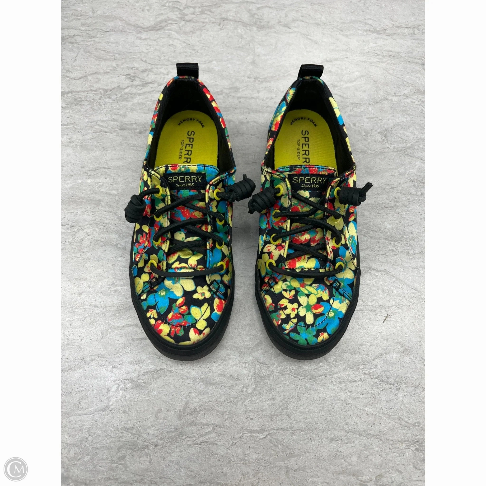 Shoes Sneakers By Sperry In Floral Print, Size: 6 Easy Travel