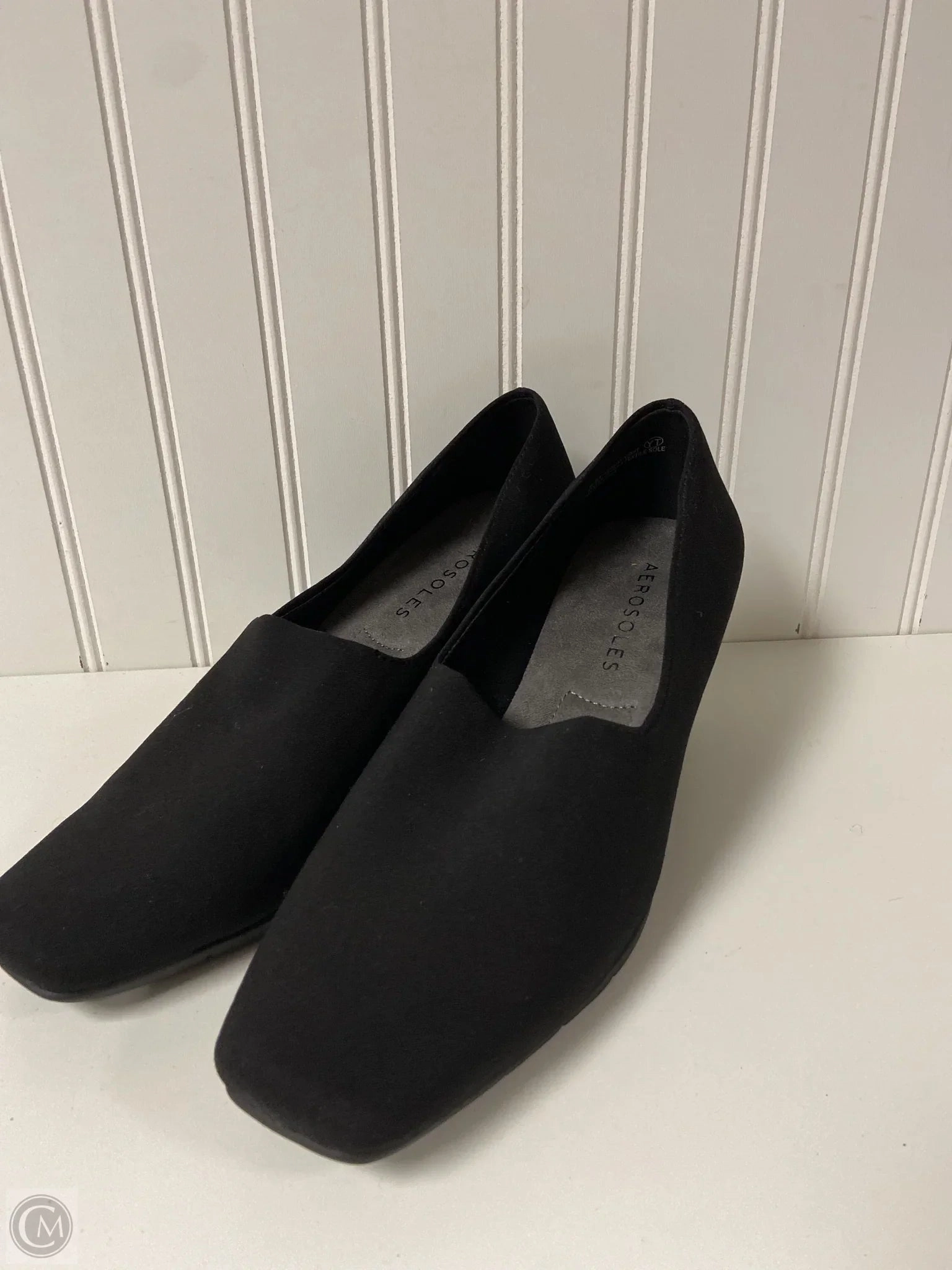 Professional Heels Shoes Heels Block By Aerosoles In Black, Size: 9.5