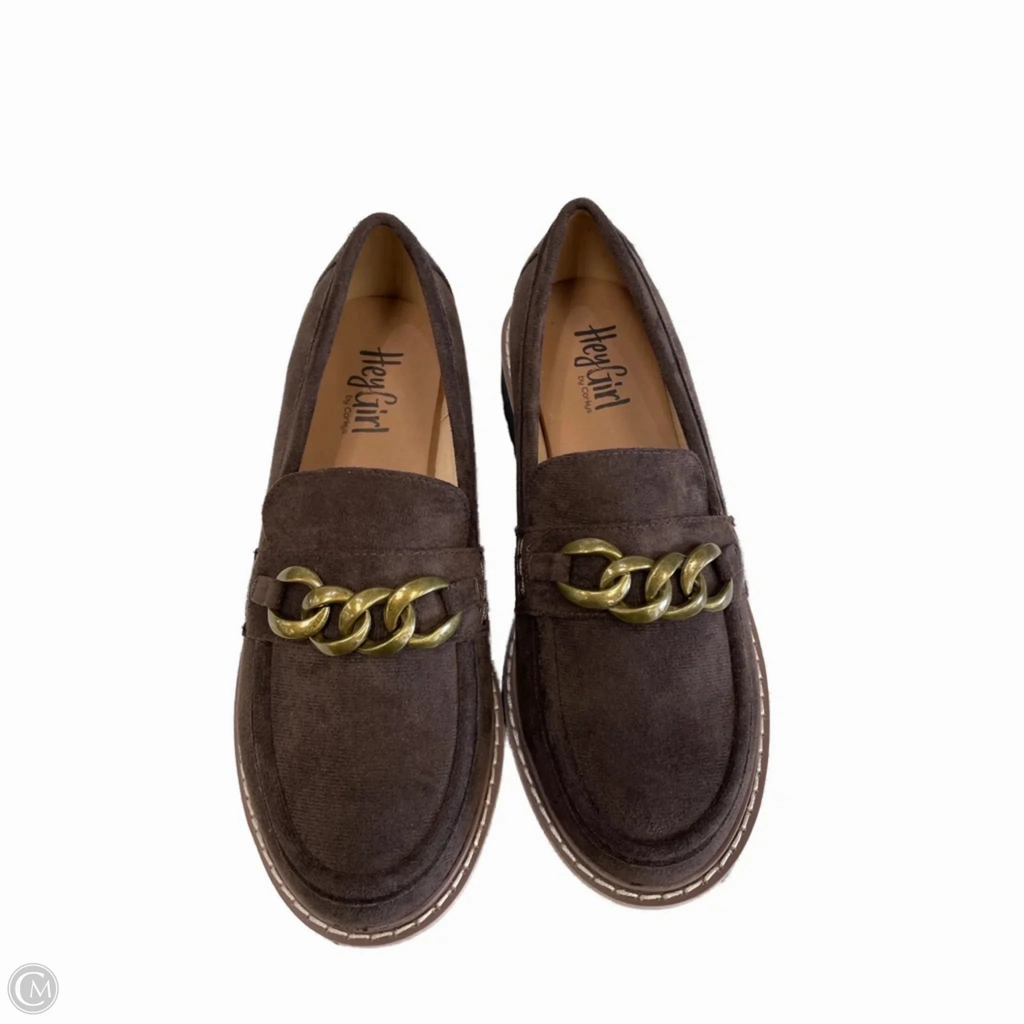 Pumps Shoes Shoes Heels Block By Corkys In Brown, Size: 7