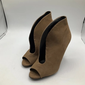 Brown Shoes Heels Stiletto Cma, Size 7 Leather Heeled Sandals Elegant Boots