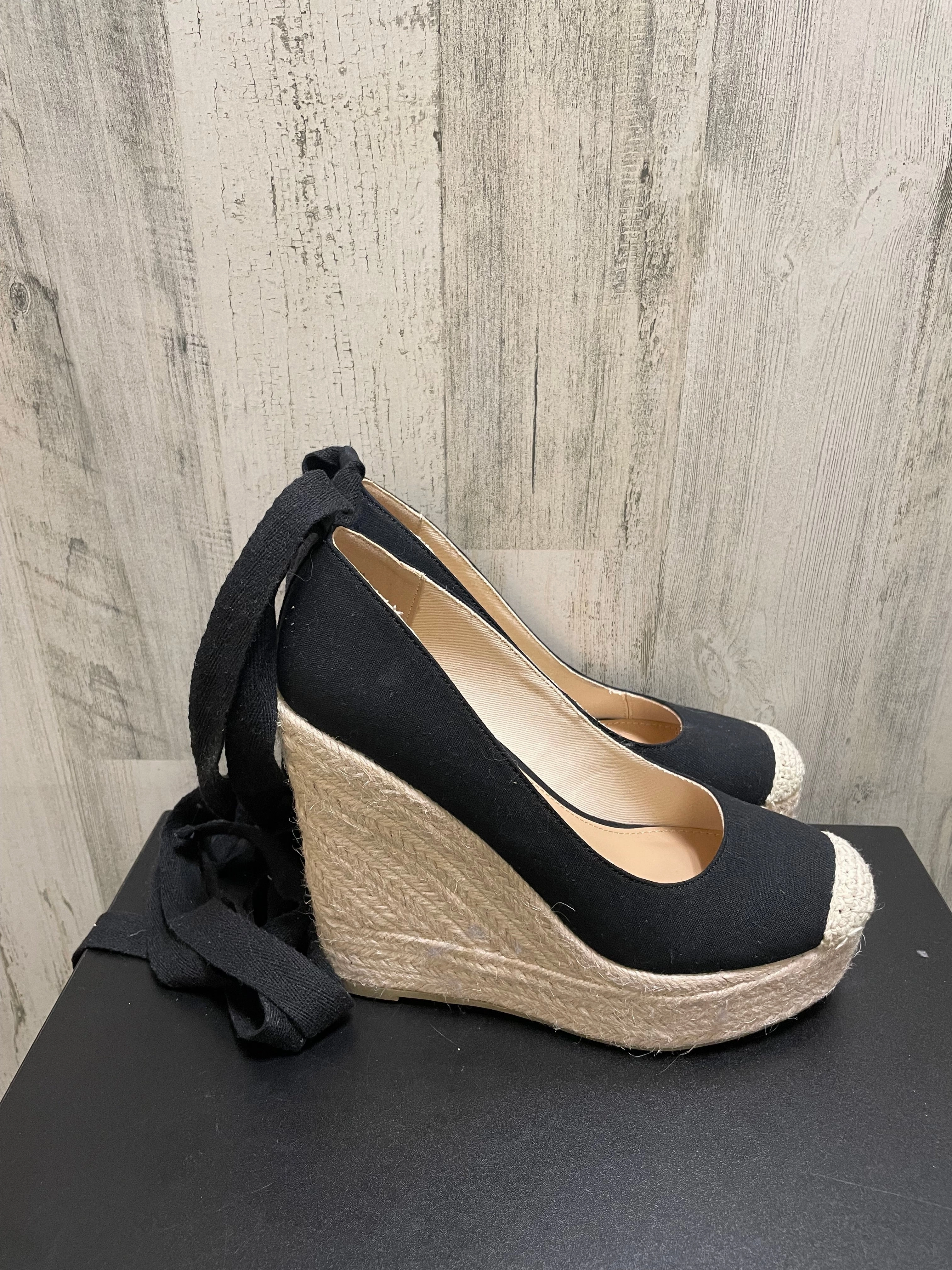 Shoes Heels Block By Shoedazzle In Black, Size: 8 Bridal Shoes with Embellishments