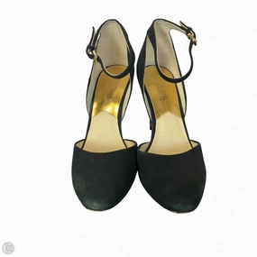 Shoes Heels Stiletto By Michael By Michael Kors In Black, Size: 6.5 Sophisticated Shoes Leather Heeled Sandals
