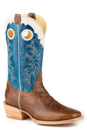 Premium Quality Comfortable Feeling Roper Mens Ride Em Cowboy Boots Style 09-020-7027-8559