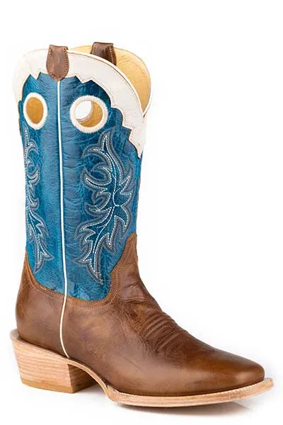 Cowboy Fan Roper Mens Ride Em Cowboy Boots Style 09-020-7027-8559