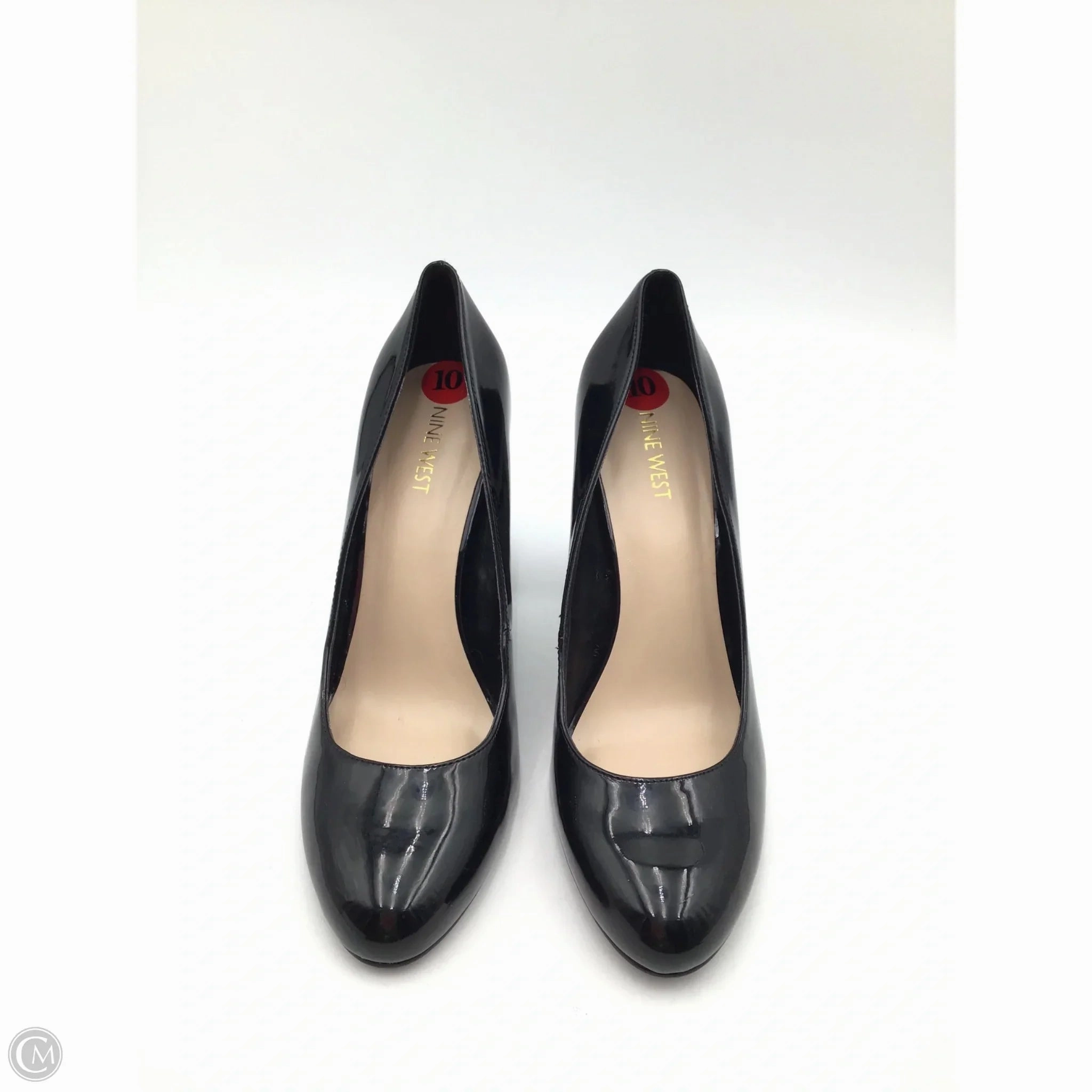 Soft Memory Foam Heels Shoes Heels Block By Nine West In Black, Size: 10