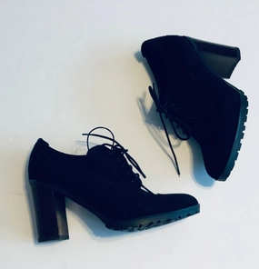 Shoes Heels Block By Tommy Hilfiger In Black, Size: 7.5 Sporty Heeled Shoes