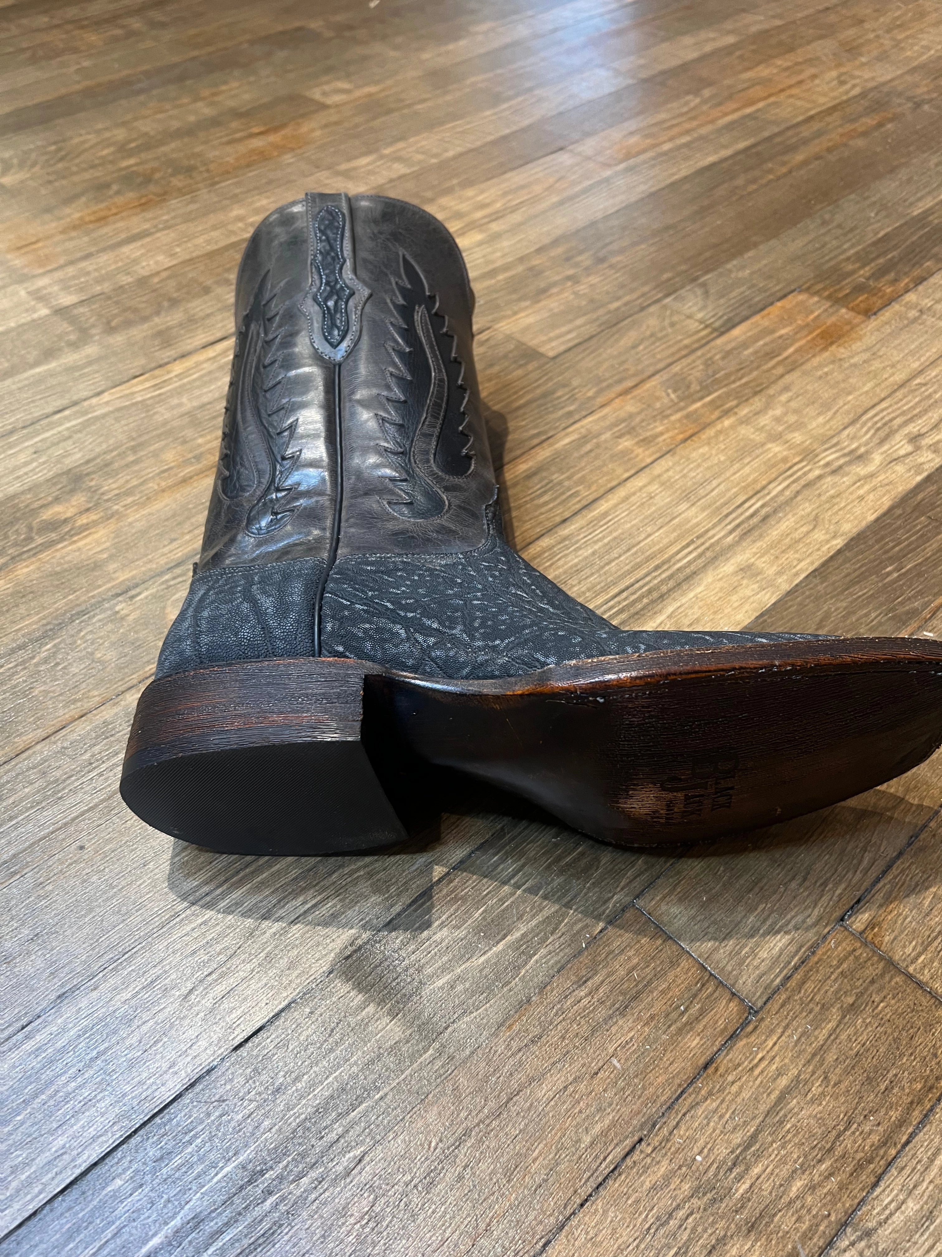 Fashion Guy Casual Footwear Black Jack Safari Grey Boots