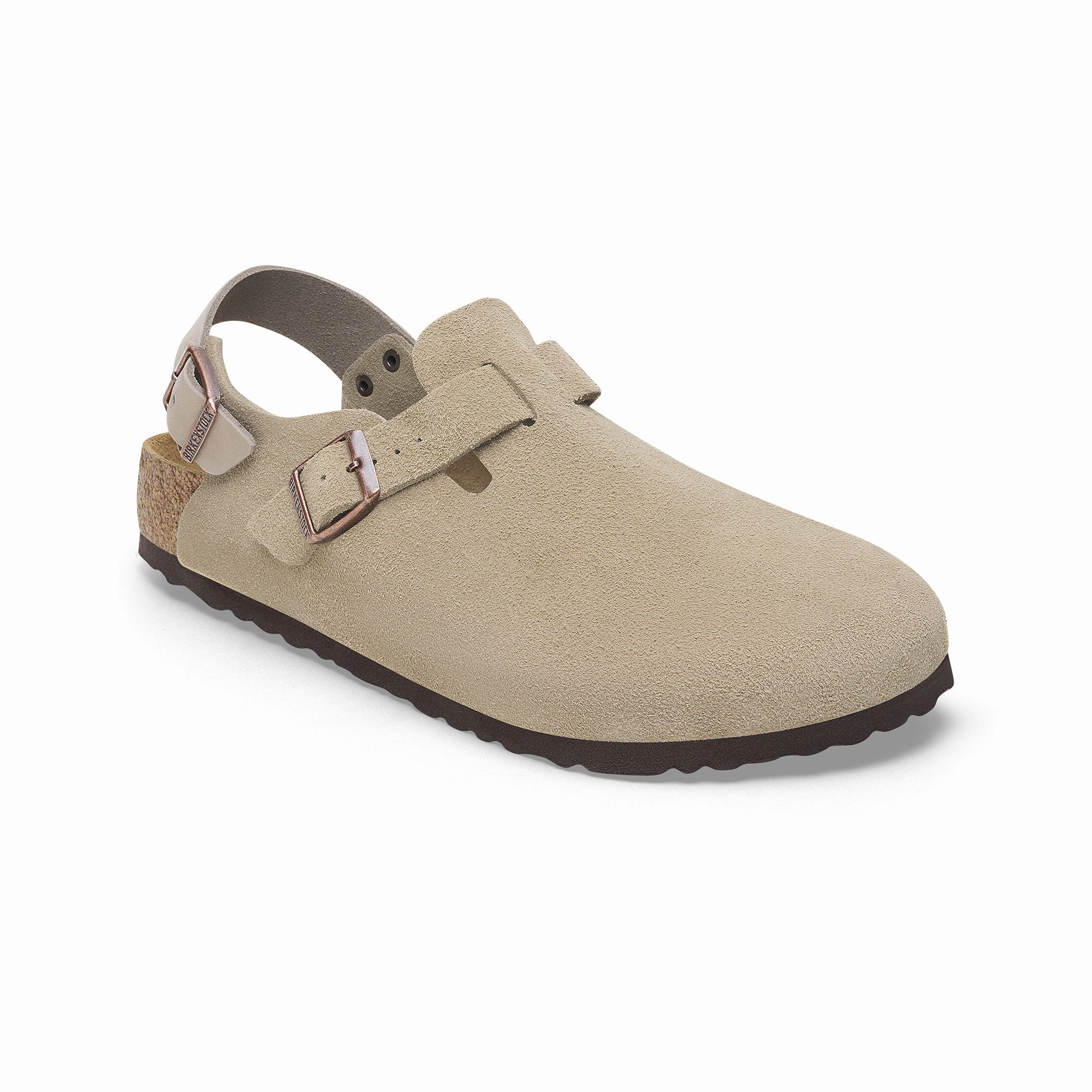 Sandal Insoles ergonomic Birkenstock Mens Tokio Taupe Suede Sandals