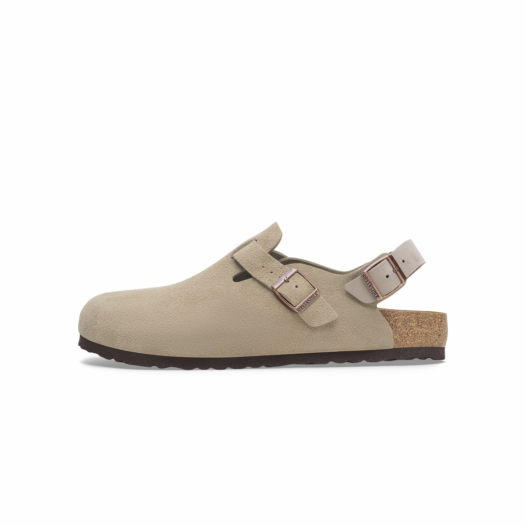 Light Comfort Shock absorption Birkenstock Mens Tokio Taupe Suede Sandals