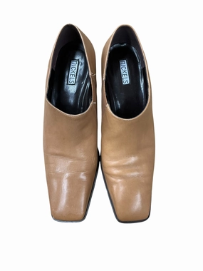 Shoes Heels Block By Nickels Shoes In Tan, Size: 8.5 Chic Designer Heels Flexible Movement