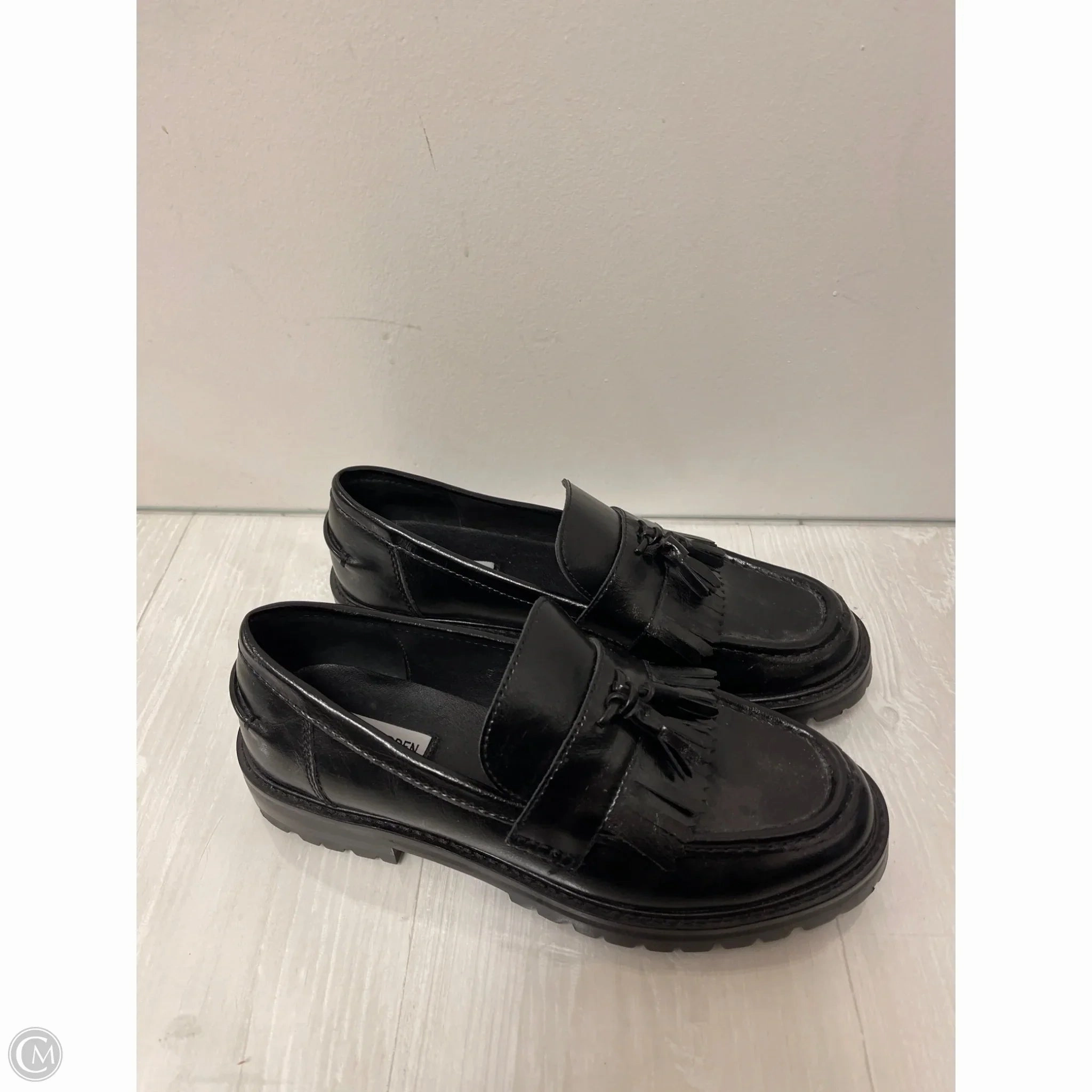 Shoes Heels Block By Steve Madden In Black, Size: 8.5 Matte Finish