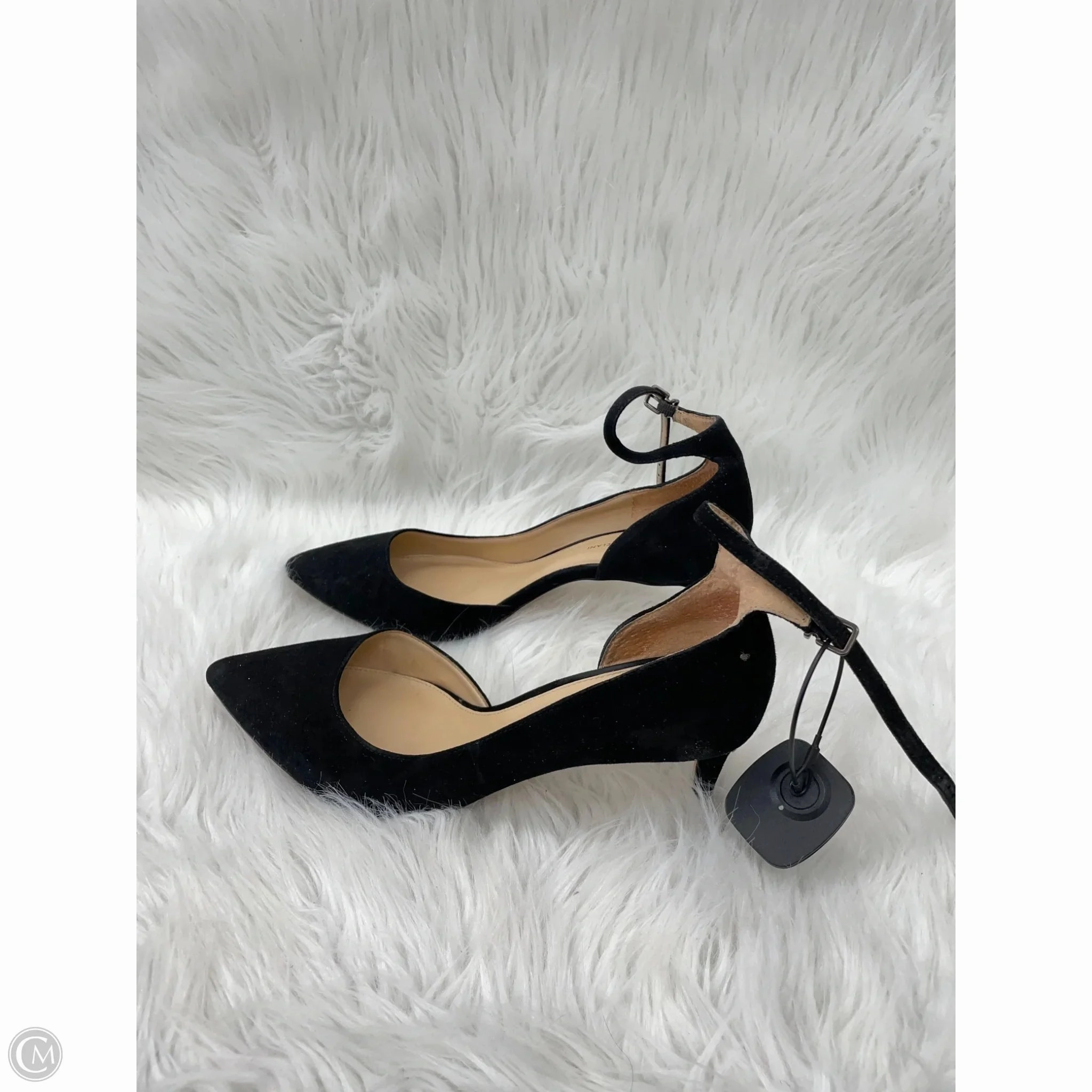 Comfortable Stiletto Sandals Round Toe Shoes Heels Stiletto By Antonio Melani In Black, Size: 9