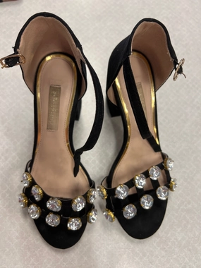 Shoes Heels Block By Clothes Mentor In Black, Size: 5.5 Comfortable Boots Abrasion resistant