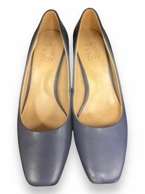 Glitter Heeled Boots Shoes Heels Block By Naturalizer In Blue, Size: 6