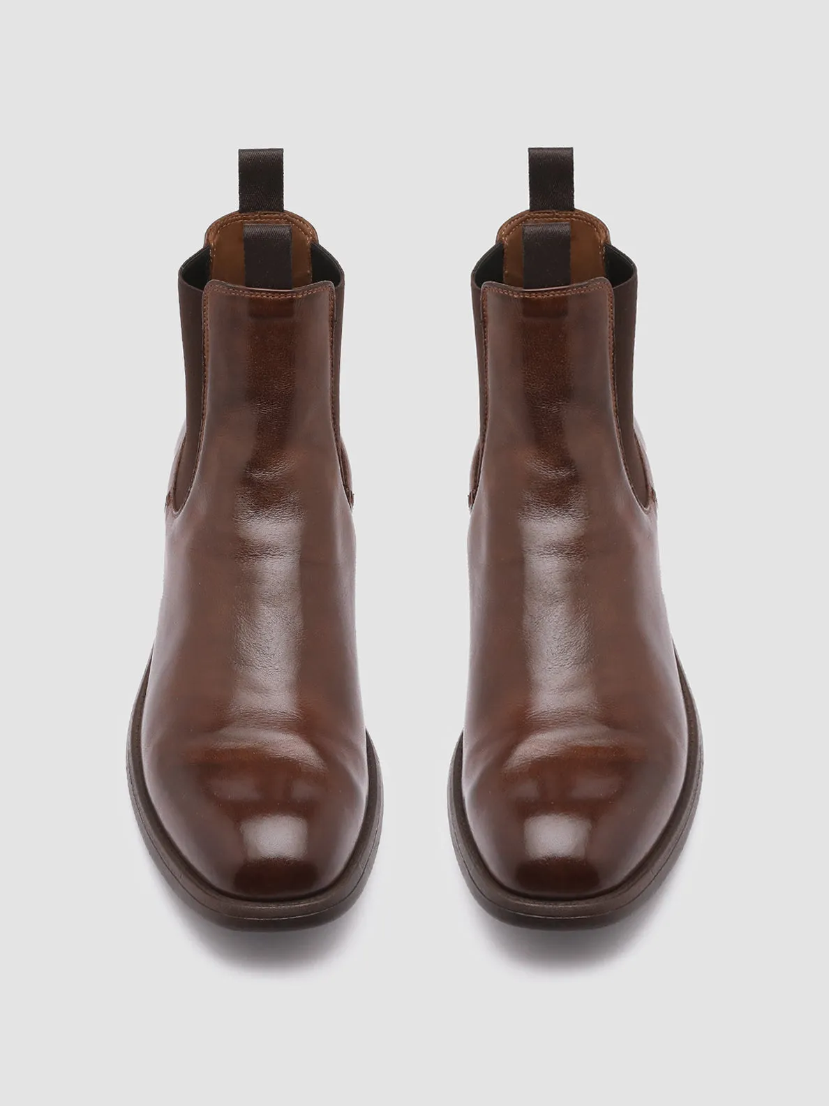 Weekend Ready CHRONICLE 002 - Brown Leather Chelsea Boots