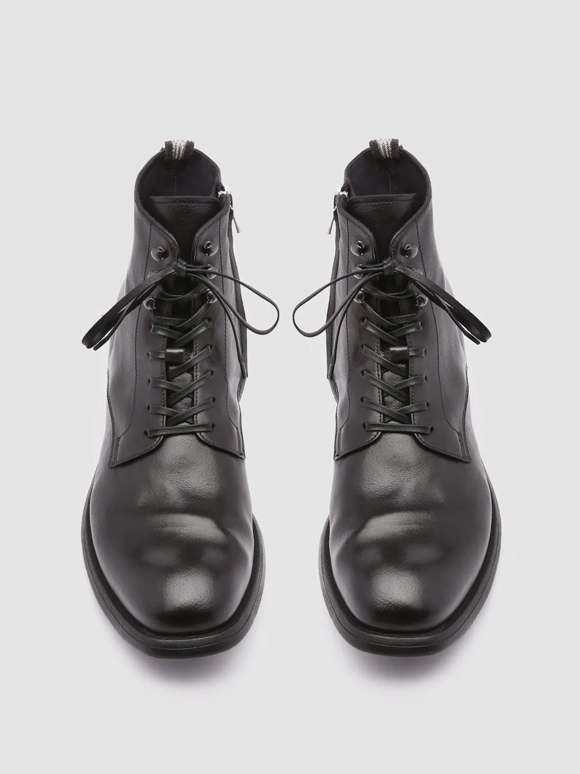 Fast Step CHRONICLE 004 - Black Leather Ankle Boots