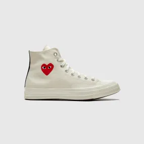 CHUCK TAYLOR ALL-STAR '70 HI "MILK SINGLE HEART" reinforced - heel shoes
