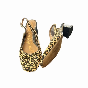 Shoes Heels Block By Sam Edelman In Animal Print, Size: 9 Narrow Fit