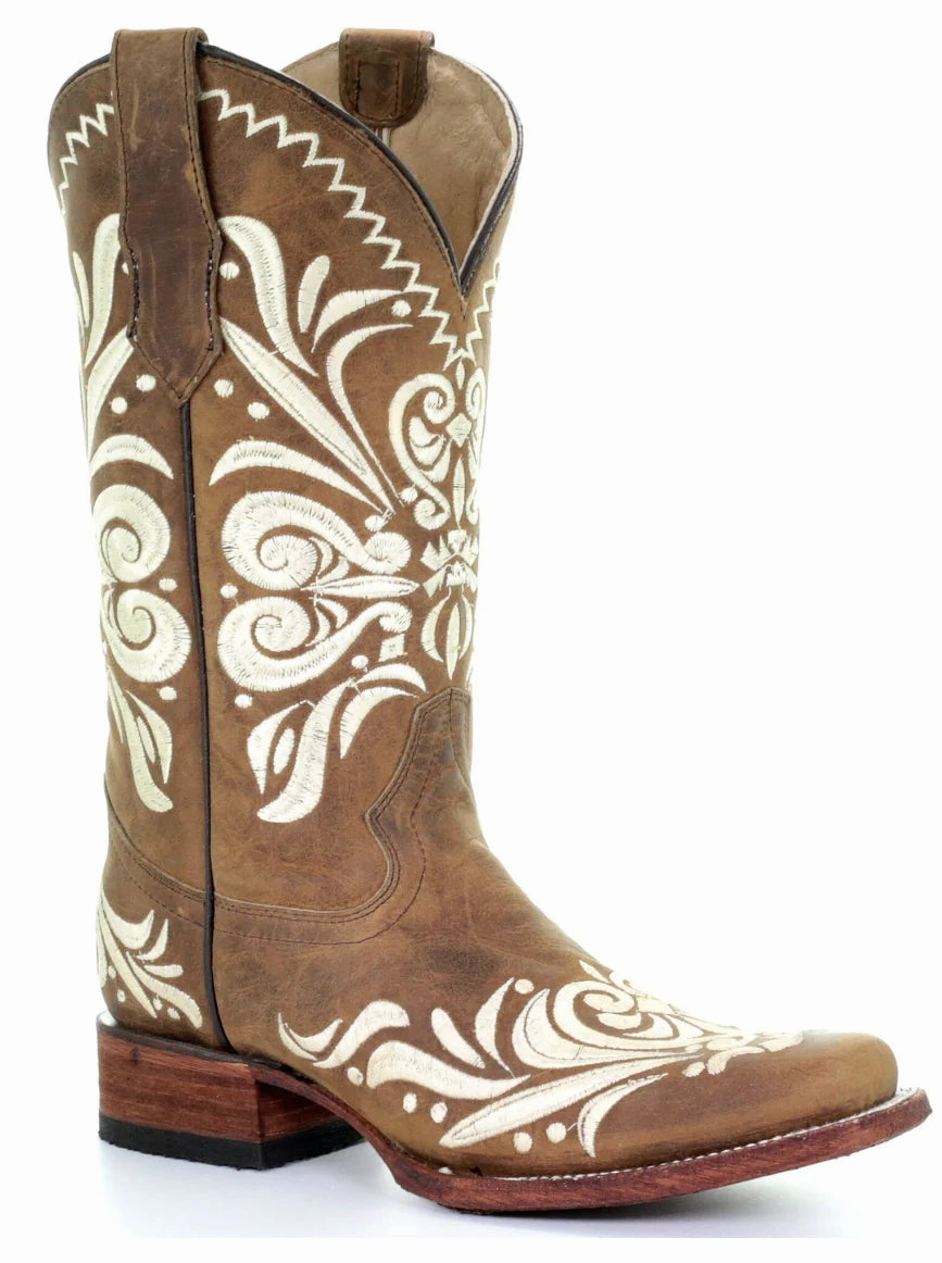 Shear Warm CIRCLE G WOMENS EMBROIDERY WESTERN SQUARE TOE BOOTS STYLE L5409