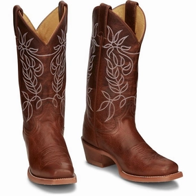 Neutral Colors JUSTIN LADIES VICKERY 12" WESTERN BOOT STYLE CJ4010