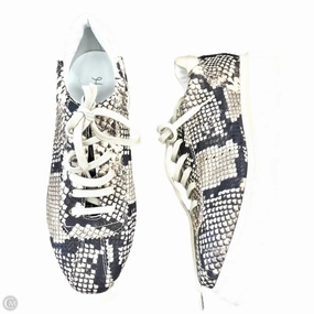 Shoes Sneakers By Homers Artisan In Snakeskin Print, Size: 7.5 Elastic Lacing