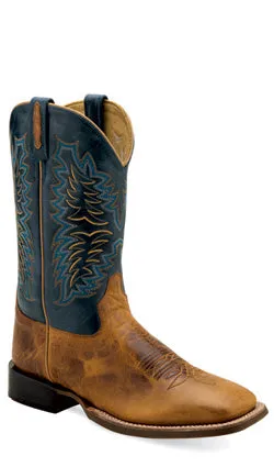 Old West Mens Square Toe Boots BSM1897 Coastal Soft