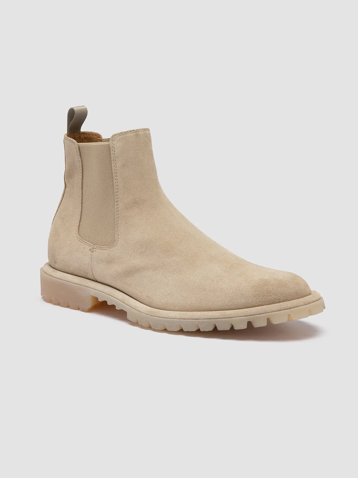 SPECTACULAR 014 - Beige Suede Chelsea Boots Lightweight Footwear