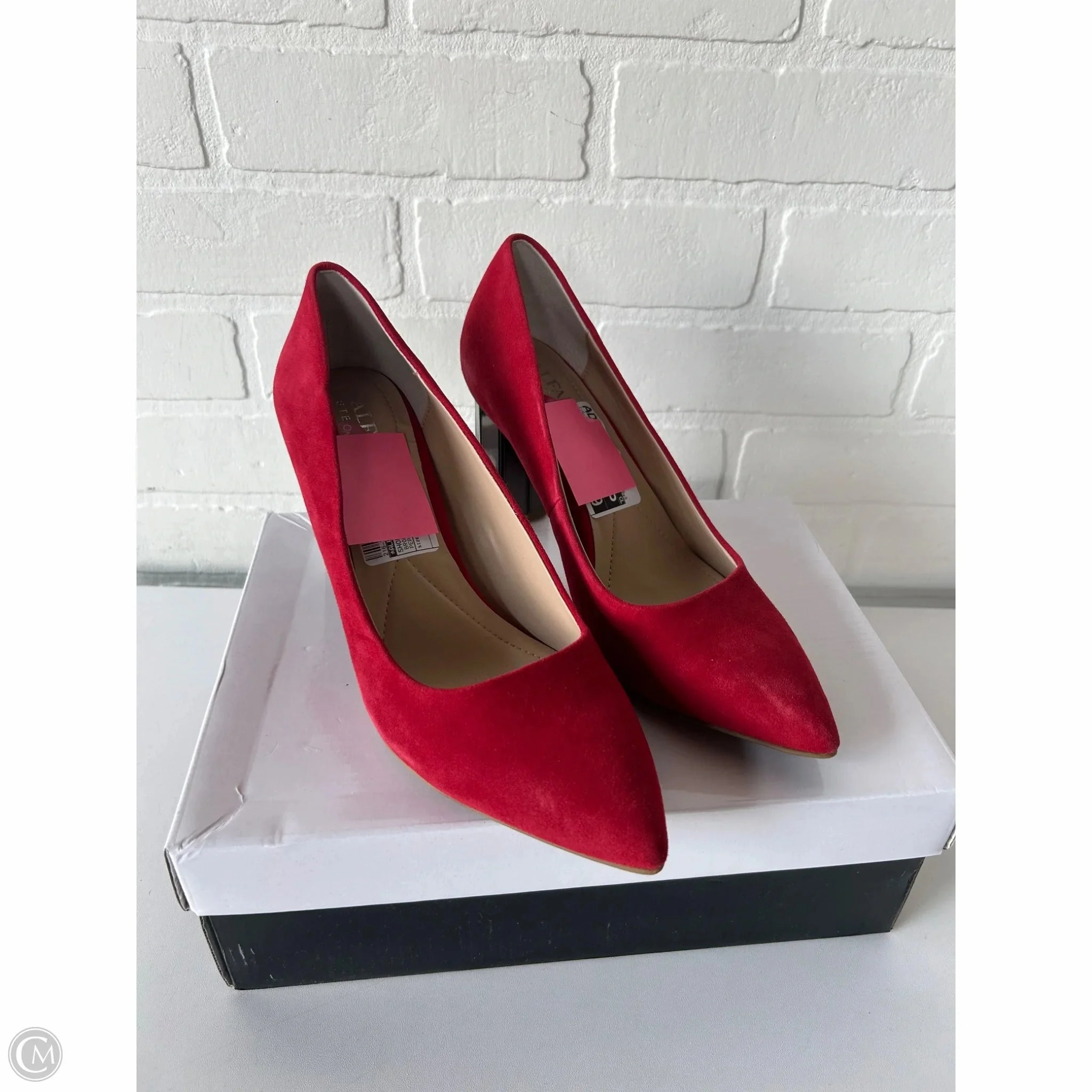 Shoes Heels Block By Alfani In Brown & Red, Size: 7 Winter Pumps