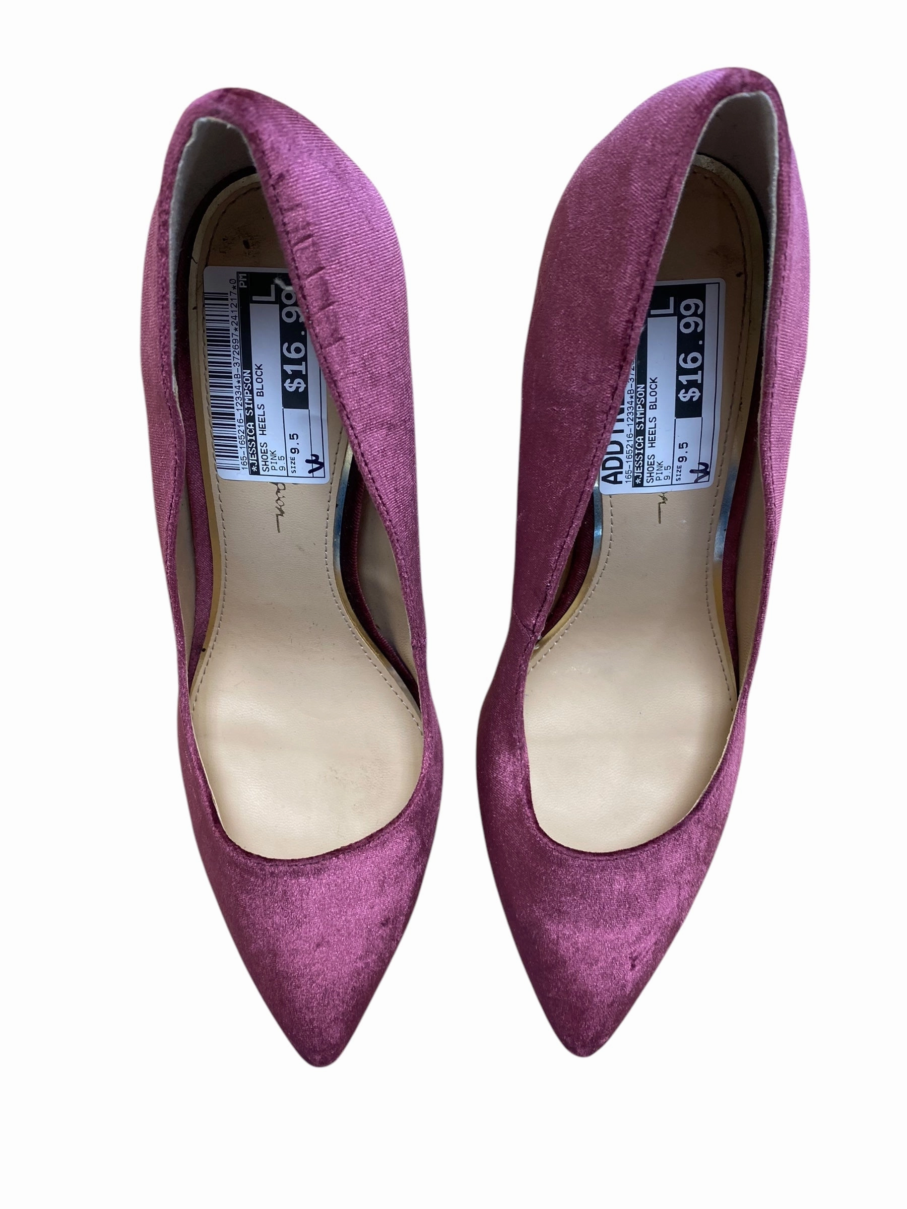 Shoes Heels Block By Jessica Simpson In Pink, Size: 9.5 Pointed Heels