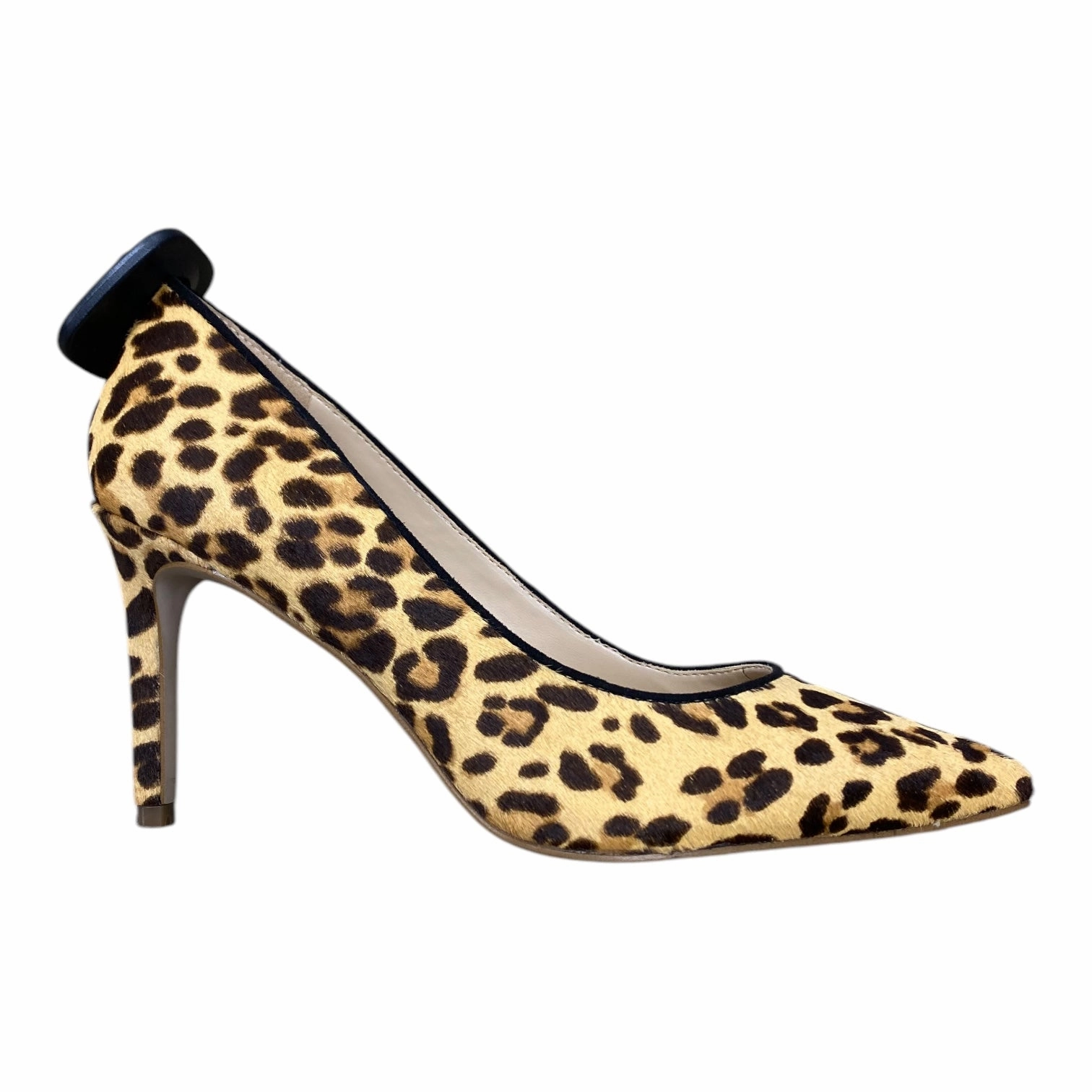 Luxury Wedding Pumps Shoes Heels Stiletto By Jessica Simpson In Animal Print, Size:8