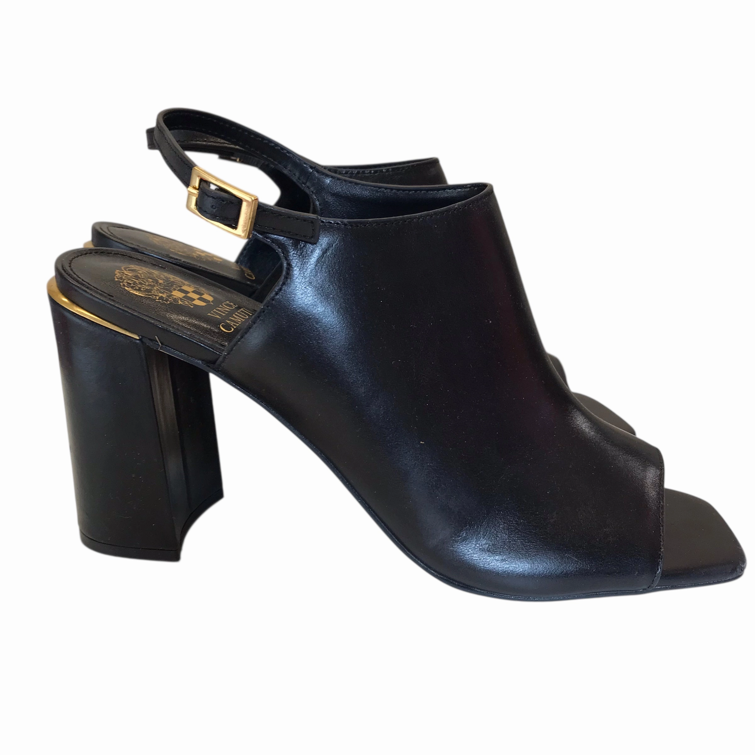 Shoes Heels Block By Vince Camuto In Black, Size:10 Summer Heels Comfortable Insole