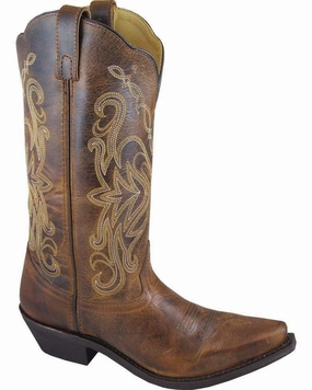 Stain Resistant Smoky Mountain Madison Cowgirl Snip Toe Boots Style 6472