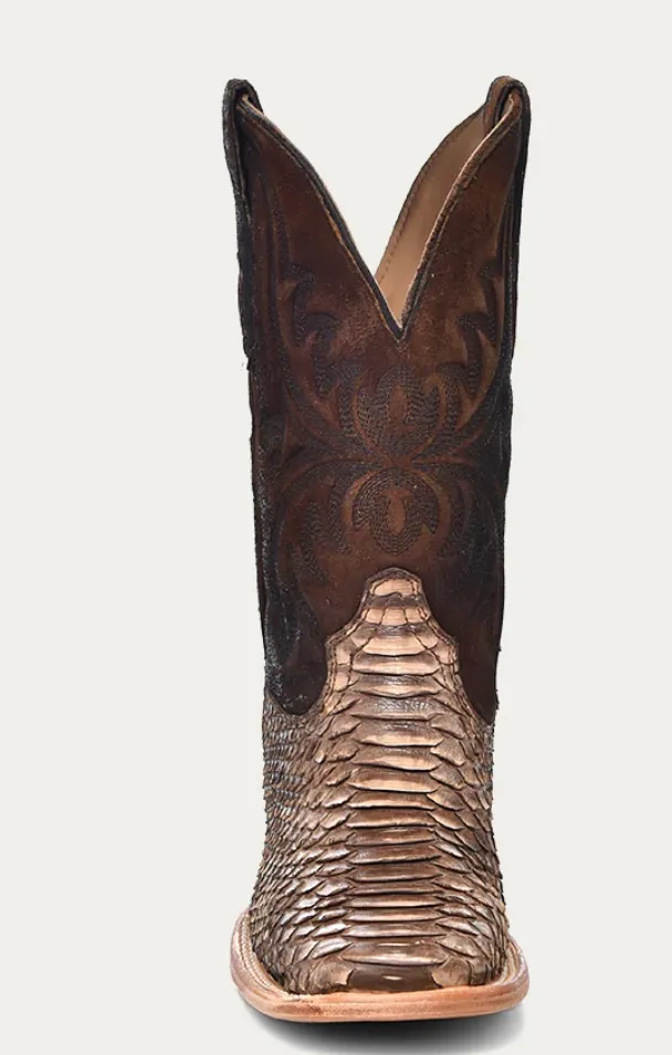 Thermal Core Snow Trekker CORRAL MENS BROWN PYTHON COWBOY BOOTS STYLE A4499