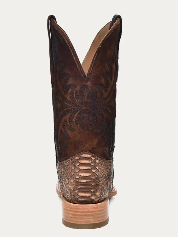 CORRAL MENS BROWN PYTHON COWBOY BOOTS STYLE A4499 Mud Friendly